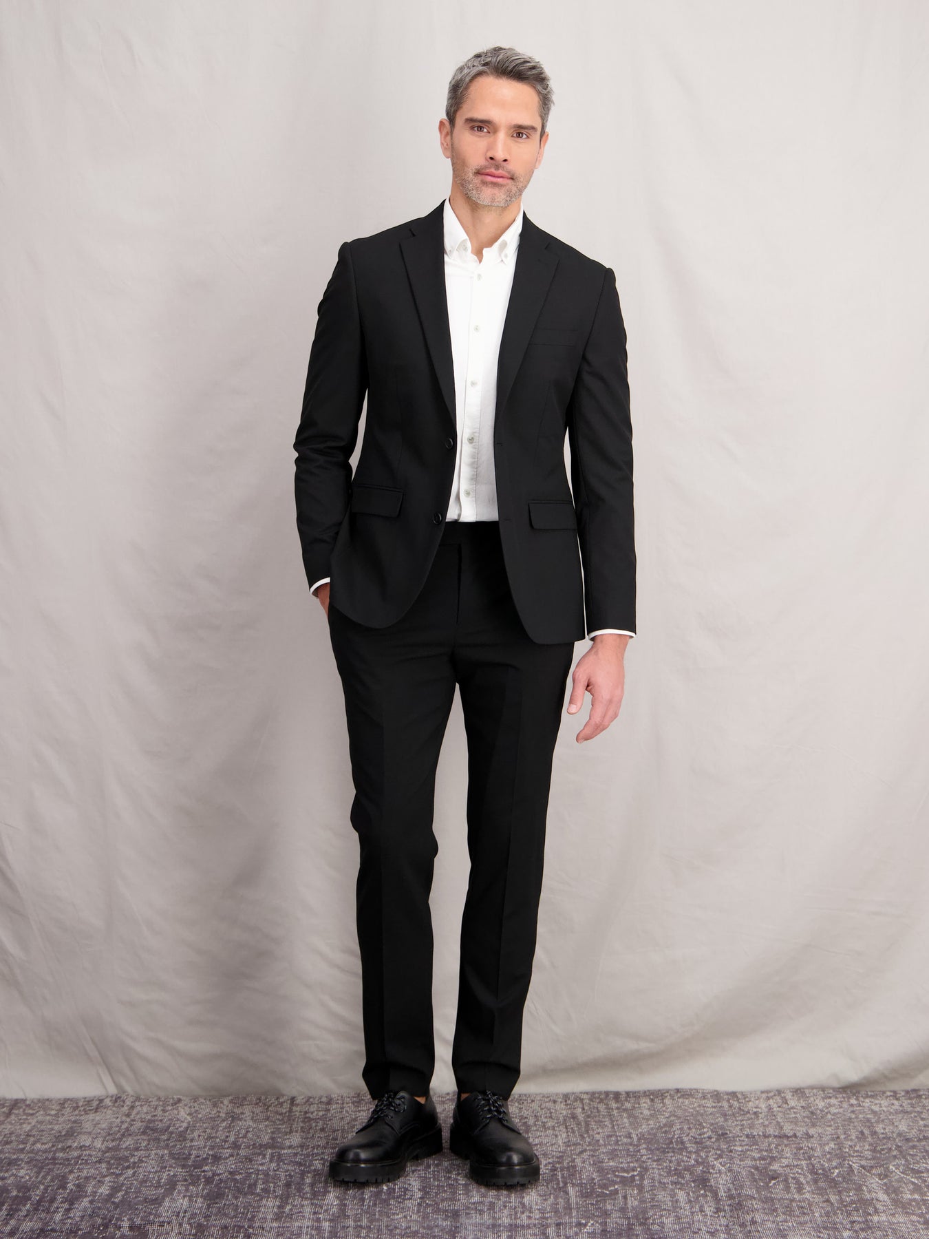 Herren Anzug-Sakko mit Stretchanteil, bequeme Passform
