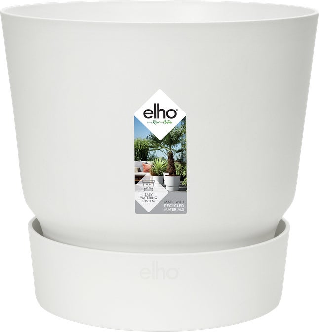Elho bloempot Greenville wit D 19,5 H 18,4 cm