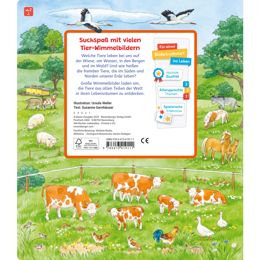 Ravensburger Mein großes Sachen suchen:  Alle Tiere der Welt