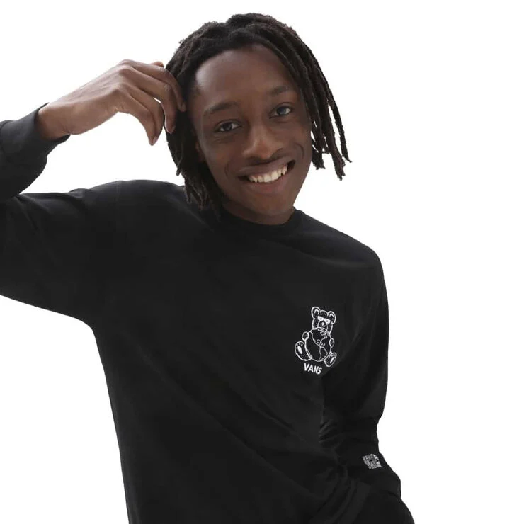 Vans world code long t-shirt Black