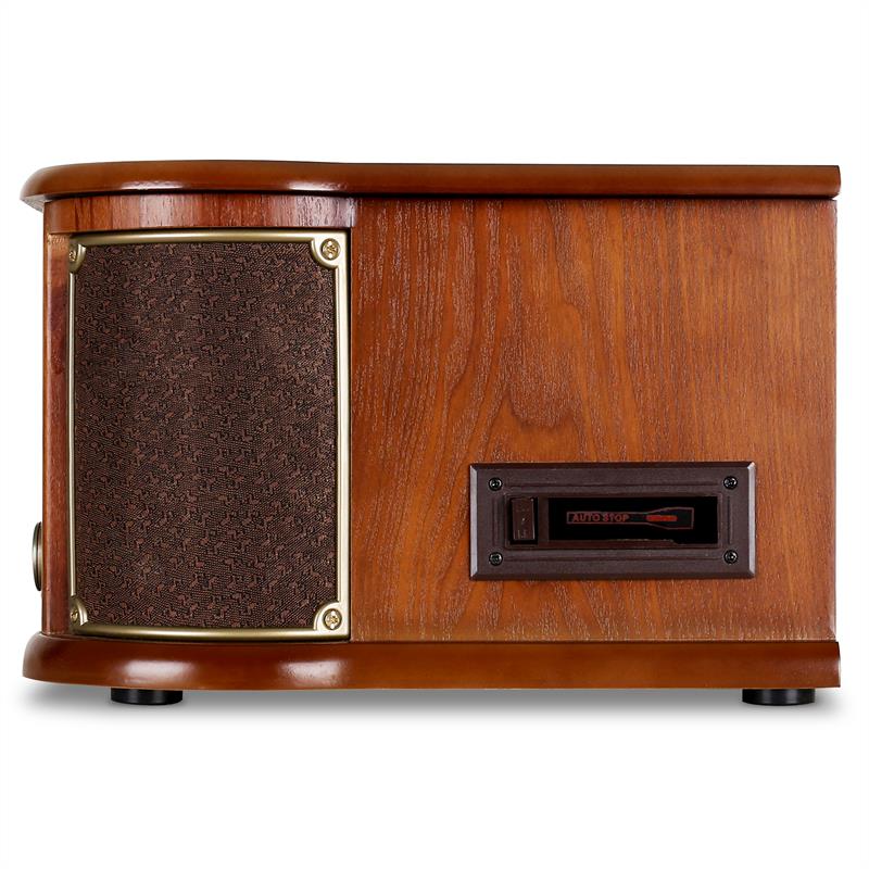 Belle Epoque 1908 Retro-Stereoanlage Bluetooth USB CD MP3 Braun