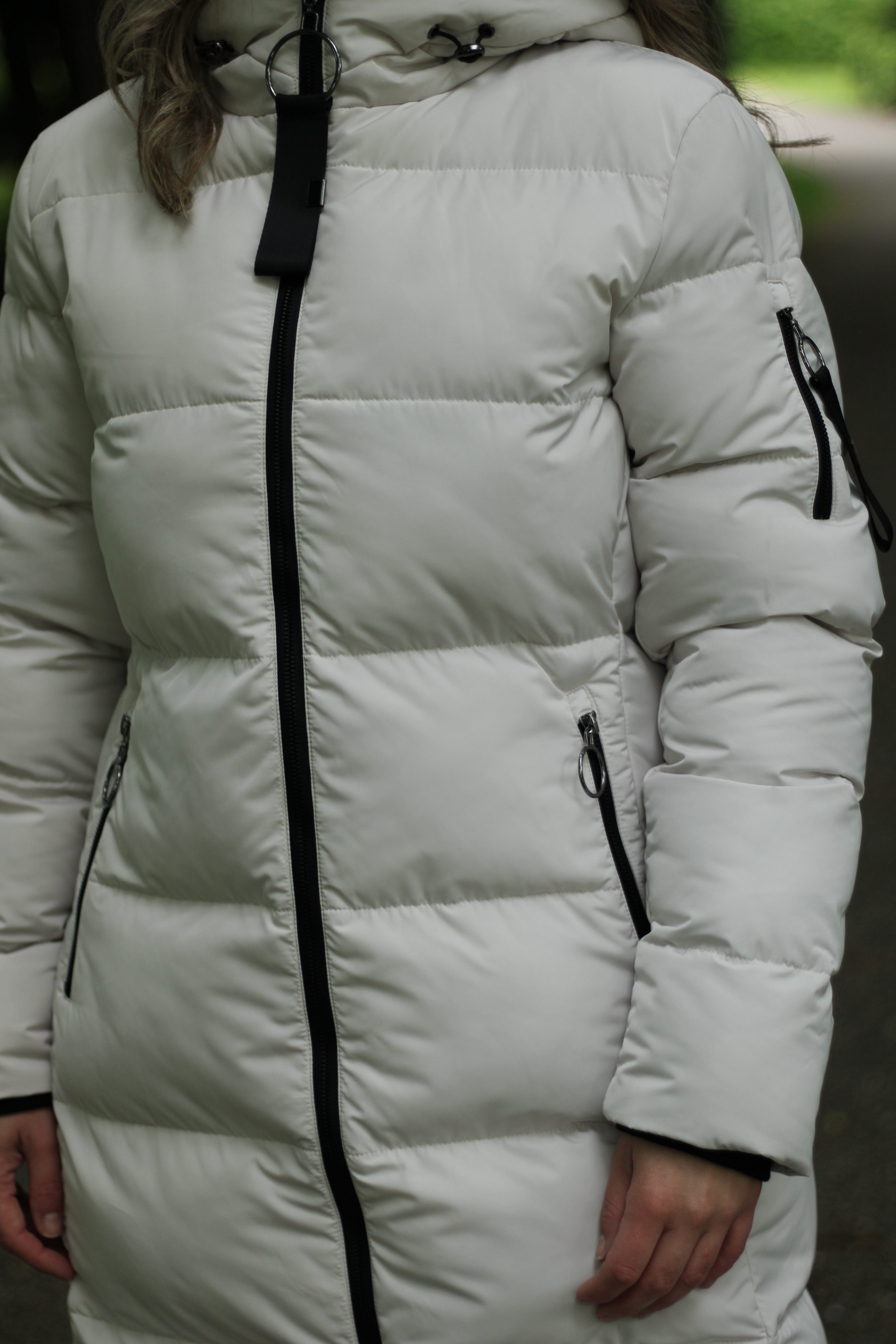 Rino & Pelle - Jade Long Padded Hooded Coat - Stone