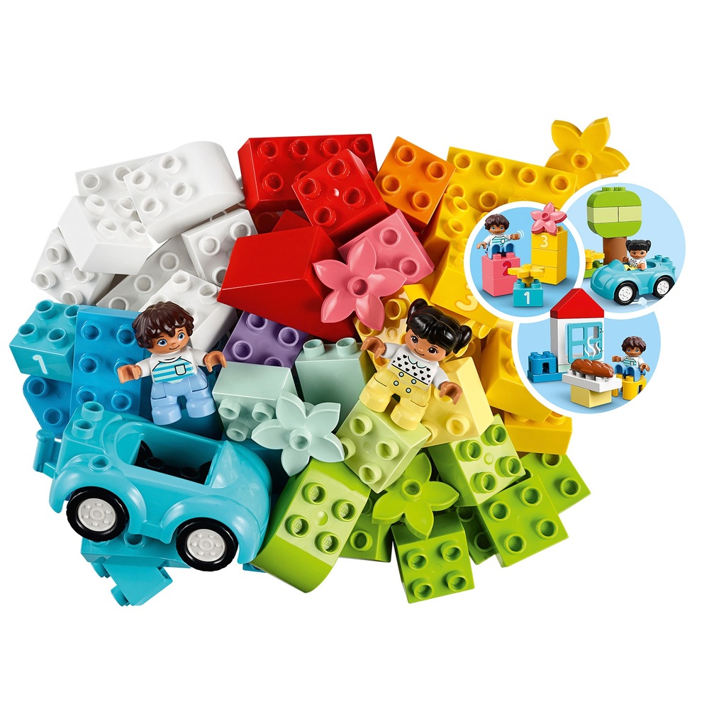 LEGO DUPLO 10913 Klassisches Baustein-Starterset mit Aufbewahrung