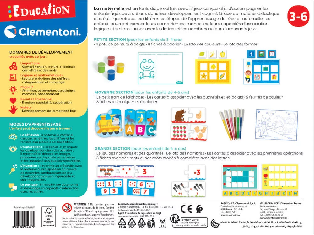 EDUCATION CLEMENTONI - LA MATERNELLE