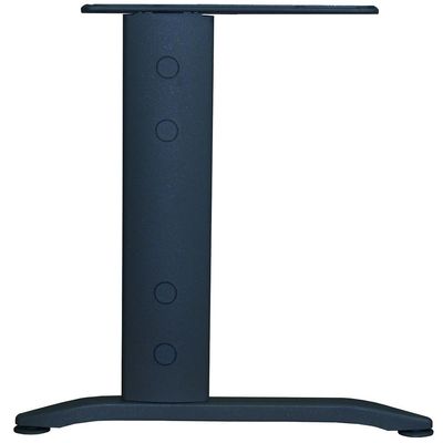 Bureau compact à gauche IDRA - L160 cm - Pieds anthracite - Plateau imitation Hêtre (Pieds de renfort obligatoire à rajouter - non inclus)