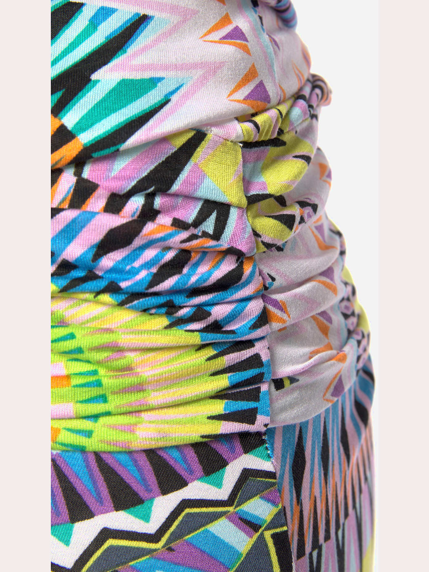 Robe de plage encolure avec petites fronces