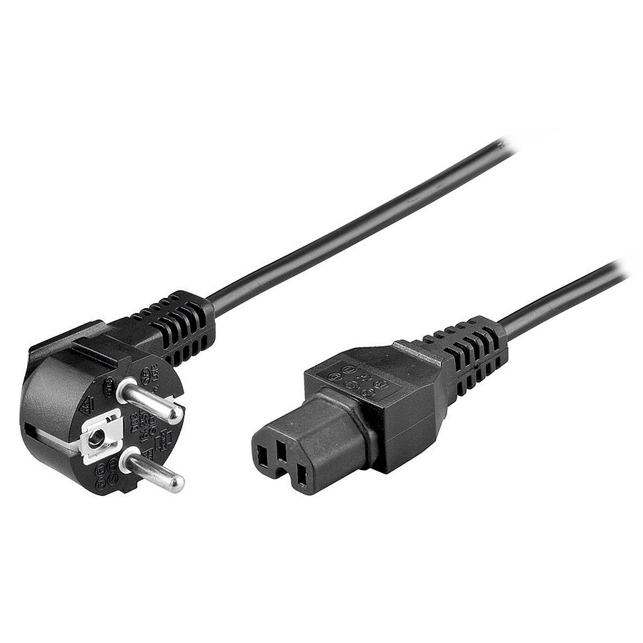 Goobay Cordon d'alimentation C15 - 2 m