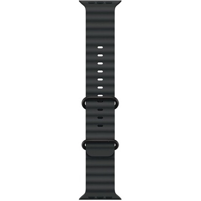 Accessoires bracelet et montre connectée Apple Océan noir 49 mm Finition titane noir