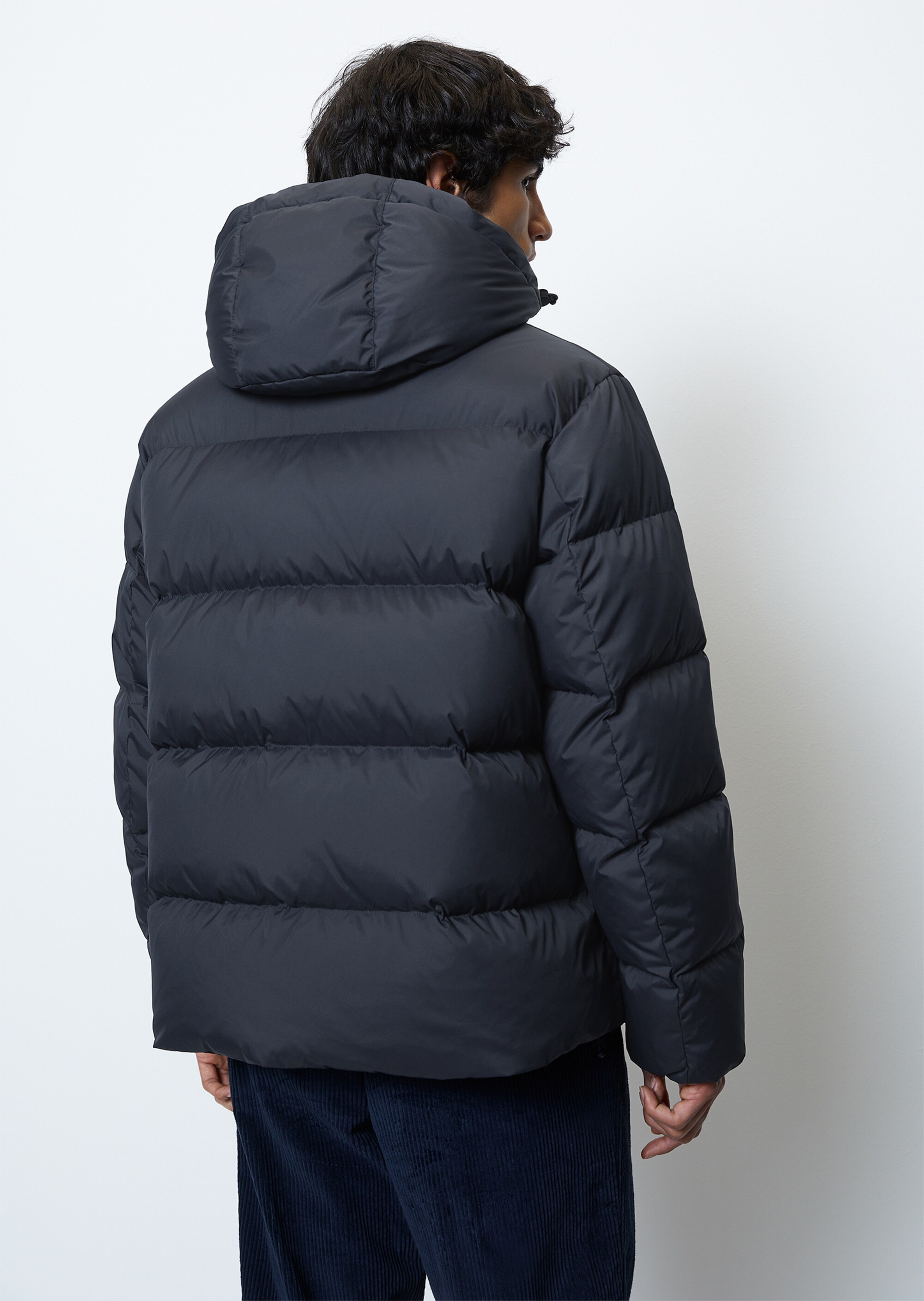 Puffer-Daunenjacke regular mit wasserabweisender Oberfläche
