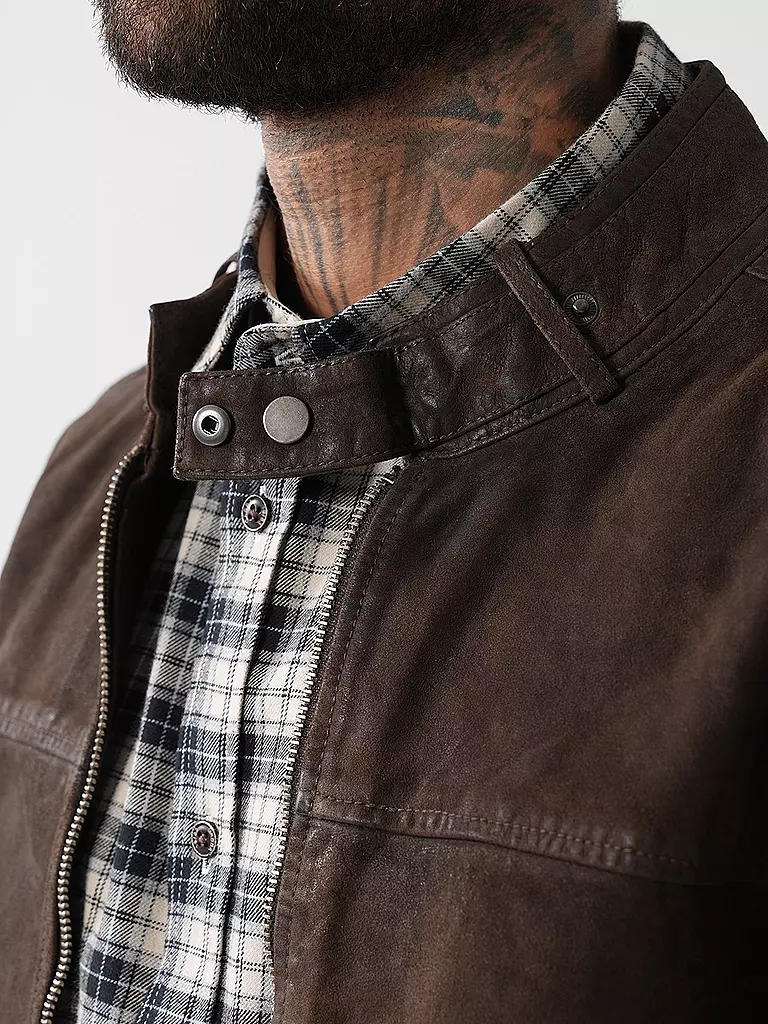 ALLSAINTS Lederjacke CORA  braun