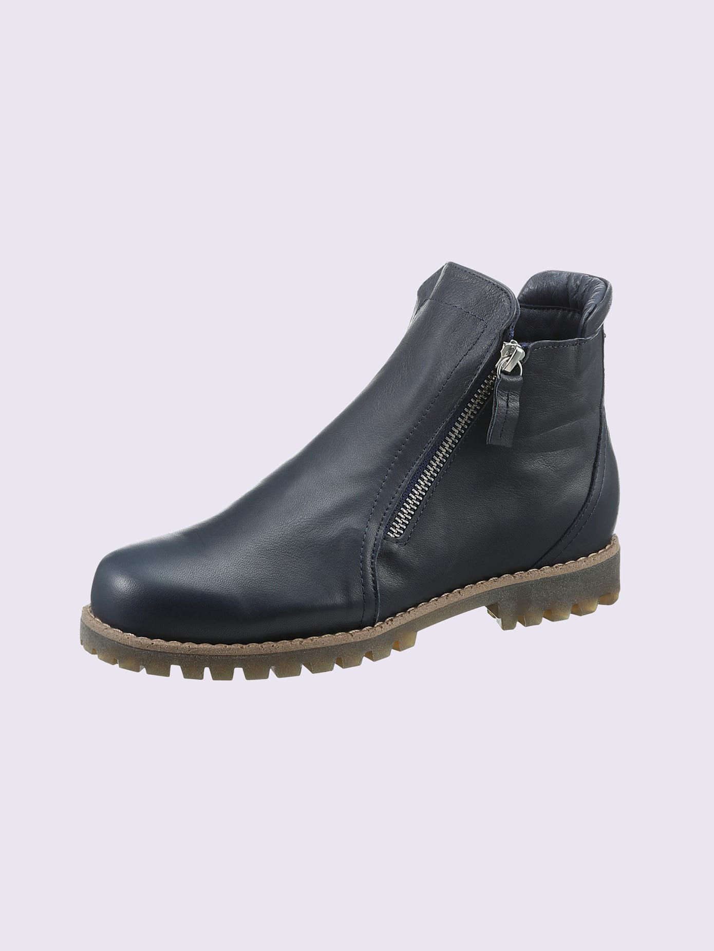 Bottine courte cuir nappa de vache