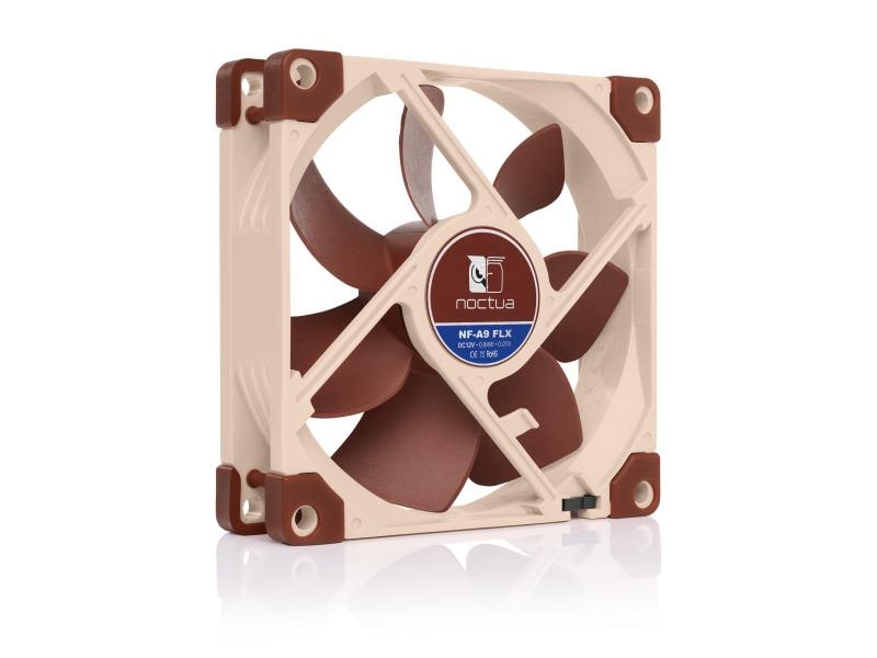 Noctua PC-Lüfter NF-A9 FLX Hochoptimierter Gehäuselüfter für flexible Silent-Kühlleistung