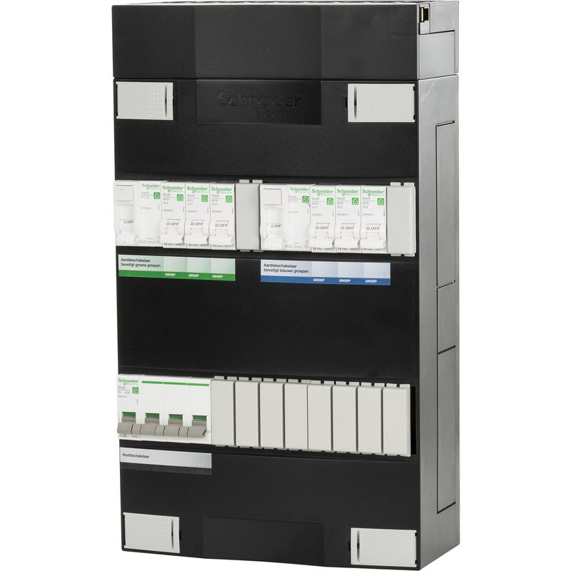 Schneider Electric groepenkast 3 fase 6 groepen
