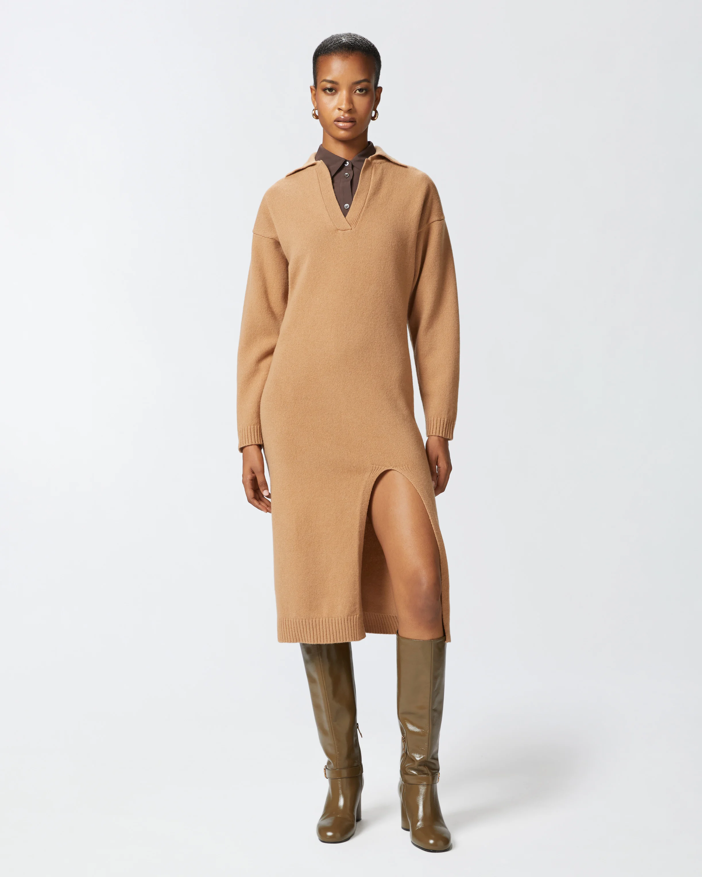 Robe longue | Beige