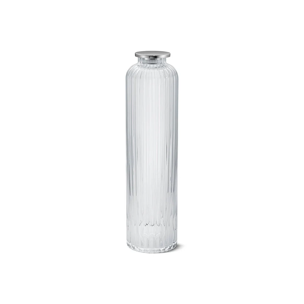Georg Jensen  Bernadotte vandkaraffel, rustfri stål/glas - 1 L.