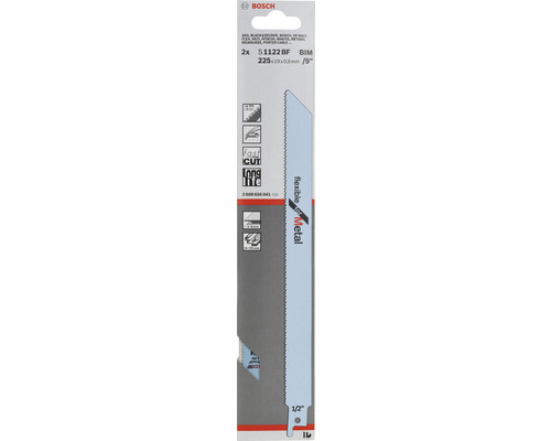Reciprozaagblad Bosch S 1122 BF, verpakking van 2