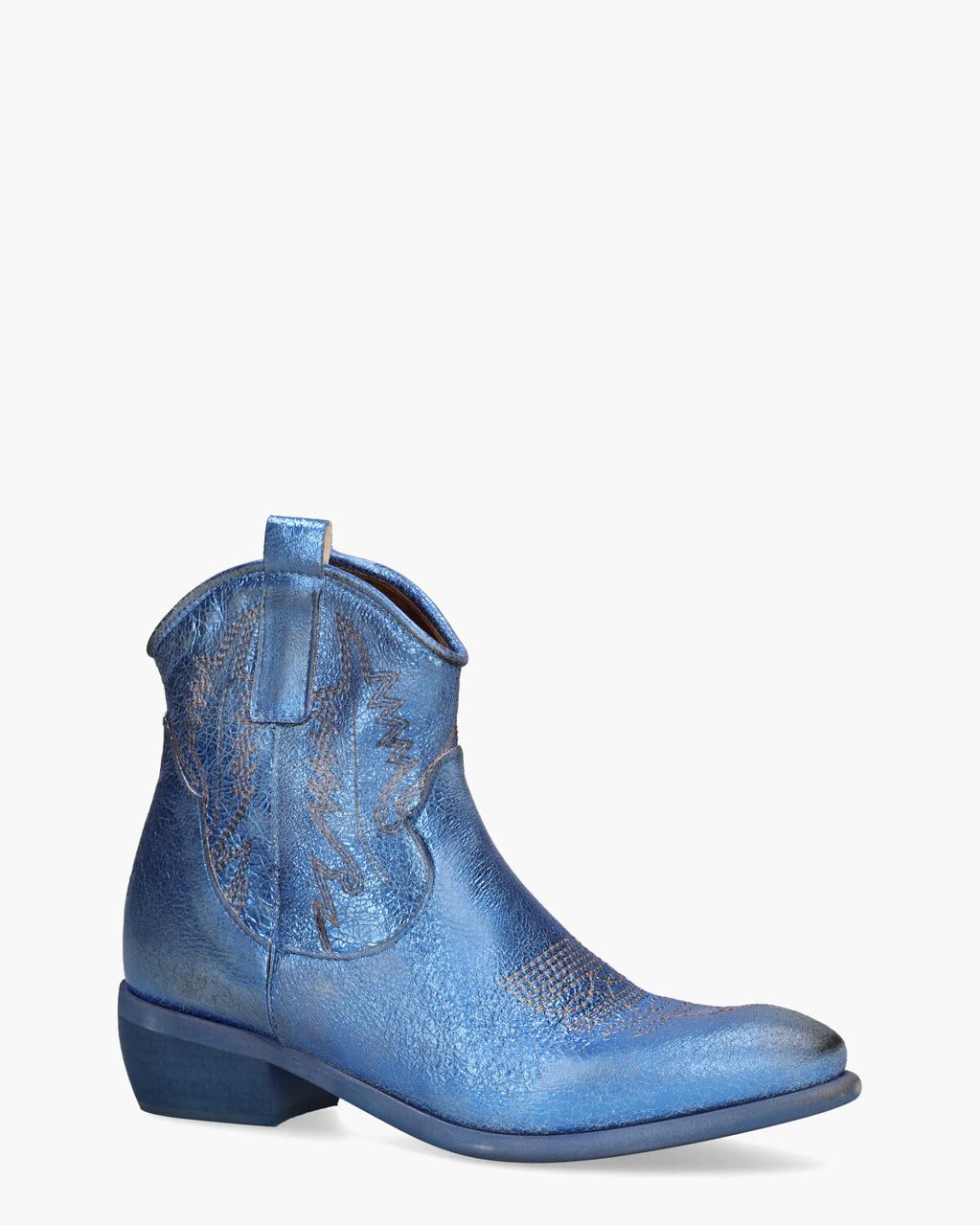Zoe Italy Tex Blauw Dames Enkelboots