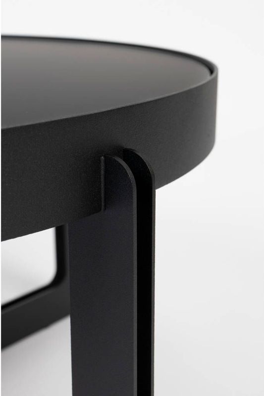 Zuiver - Centre - Salontafel - Rond - 68 cm - Zwart
