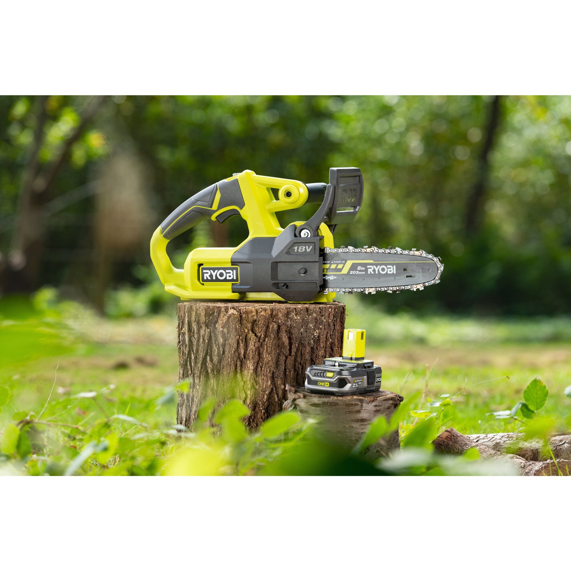 Ryobi Kettensäge ONE+ Akku-Kettensäge RY18CS20A-125, 18Volt