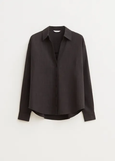 Blouse loose fit antraciet (ANTRA)
