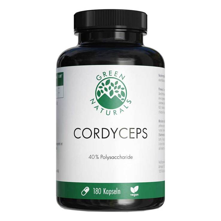 Green Naturals Cordyceps sinensis Kapseln, 180 St