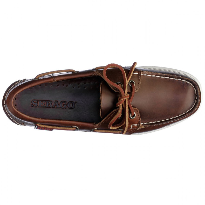 DOCKSIDES PORTLAND WAXED BROWN