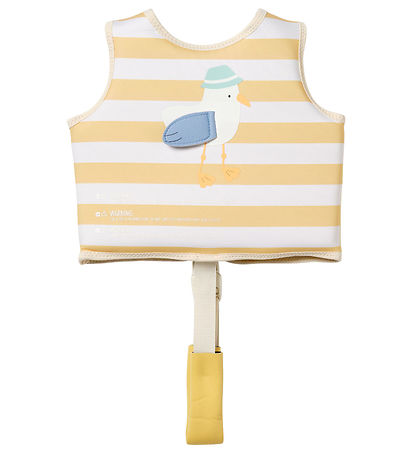SunnyLife Schwimmweste - Sid Die Möwe - Mustard Stripe
