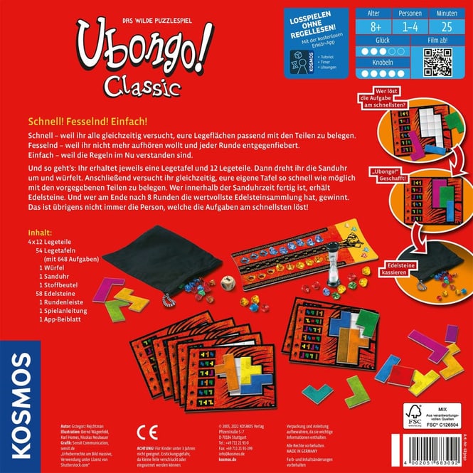 Ubongo! Classic - Das wilde Puzzlespiel
