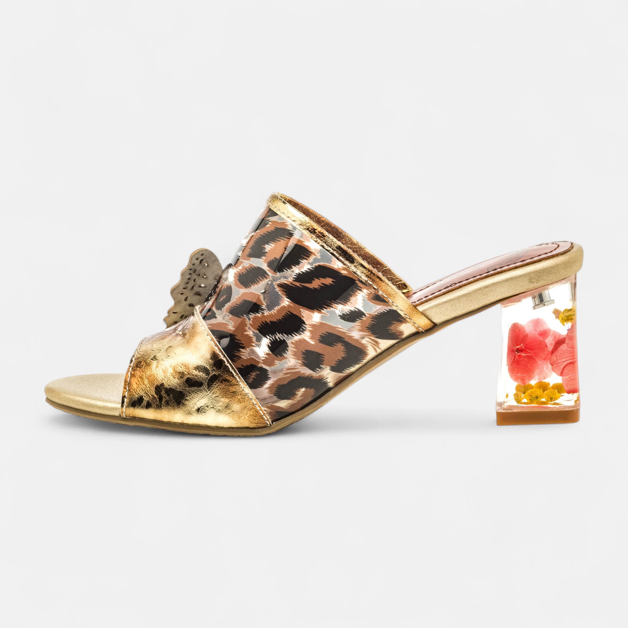 Mules à talon Femme marron