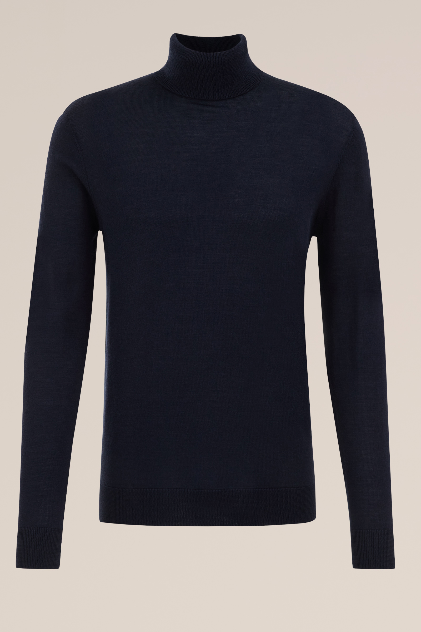 coltrui van merinowol WE Fashion Donkerblauw