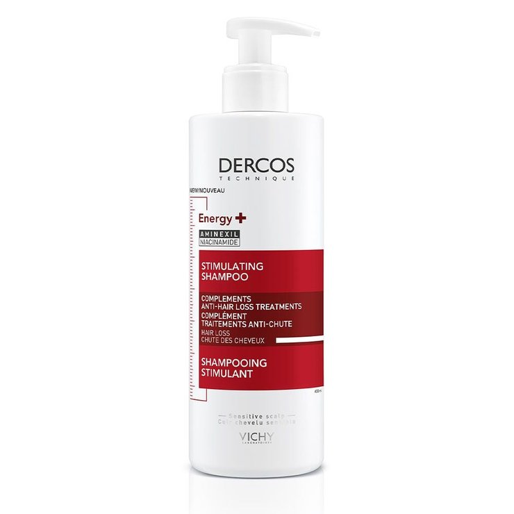 Shampooing Energy+ 400 ml Dercos stimulant anti-chute à l'Aminexil Vichy