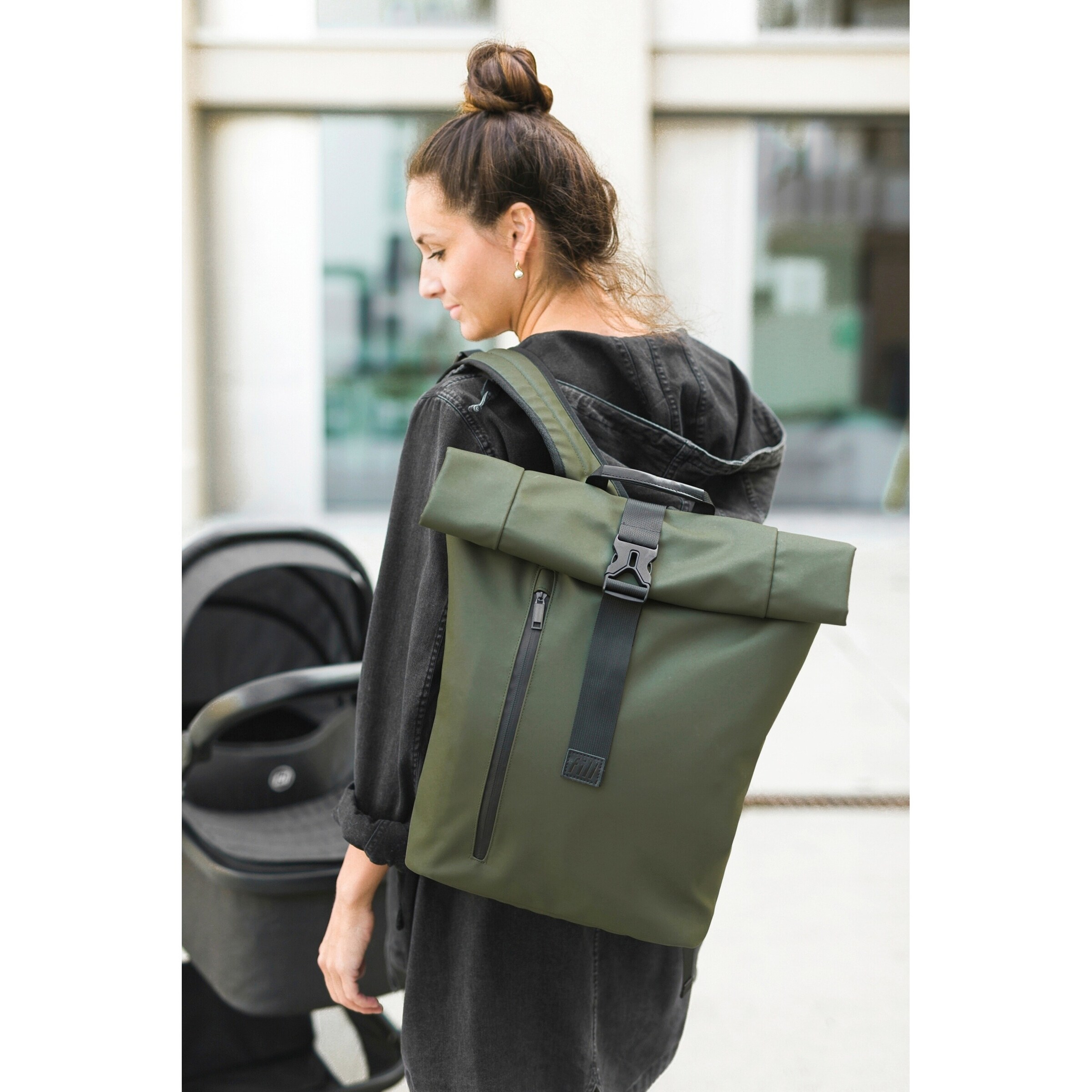 Fillikid Wickelrucksack Oslo grün