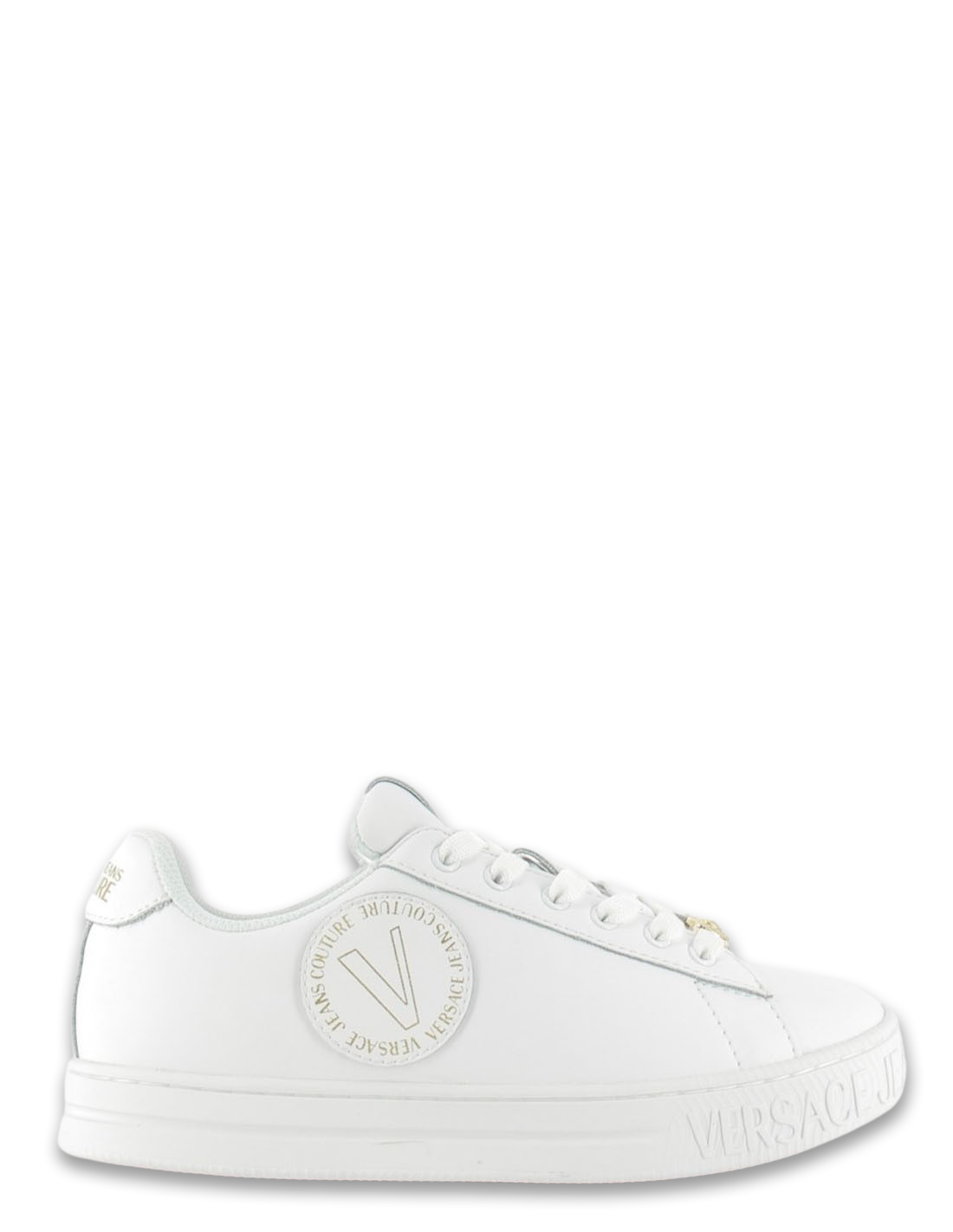 versace Baskets de ville femme court 88 blanc