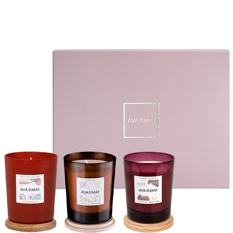 Coffret bougies parfumées - Blanket & Wine - 3 x 180 g