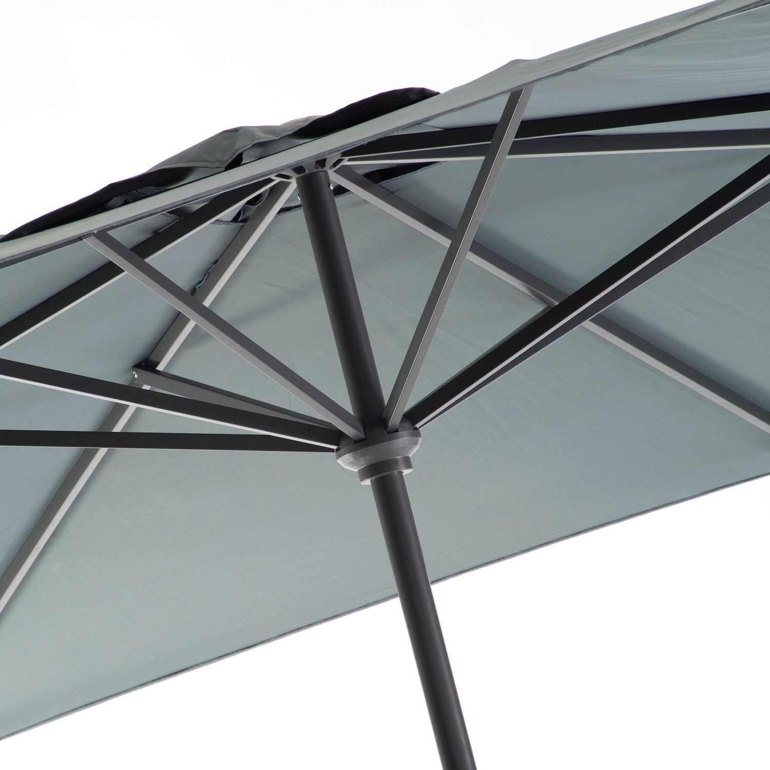 Intratuin parasol Pallini grijs 80+UV 280 x 280 cm