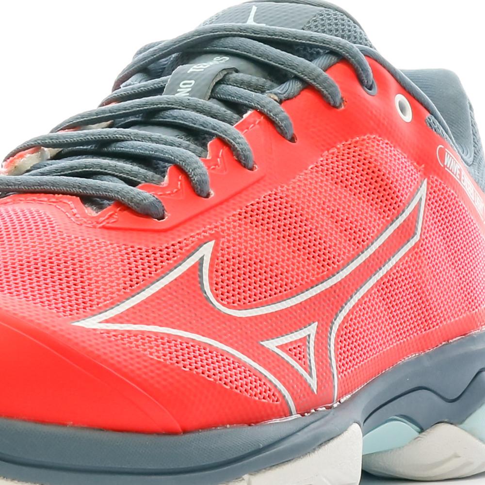 Mizuno Chaussures de Padel Rose/Rouge Femme Mizuno Wave Exceed