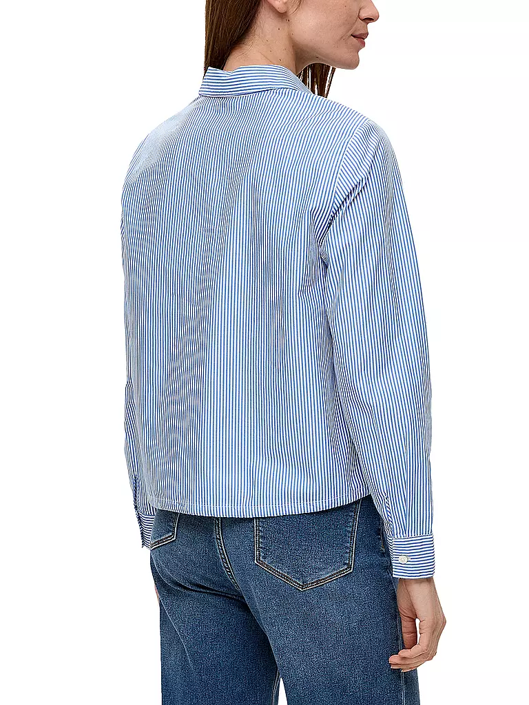 S.OLIVER Bluse blau