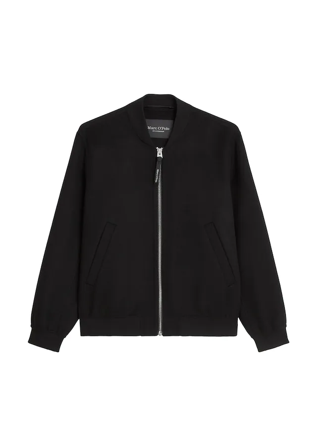 Marc O'Polo Blouson regular fit aus recyceltem Woll-Mix