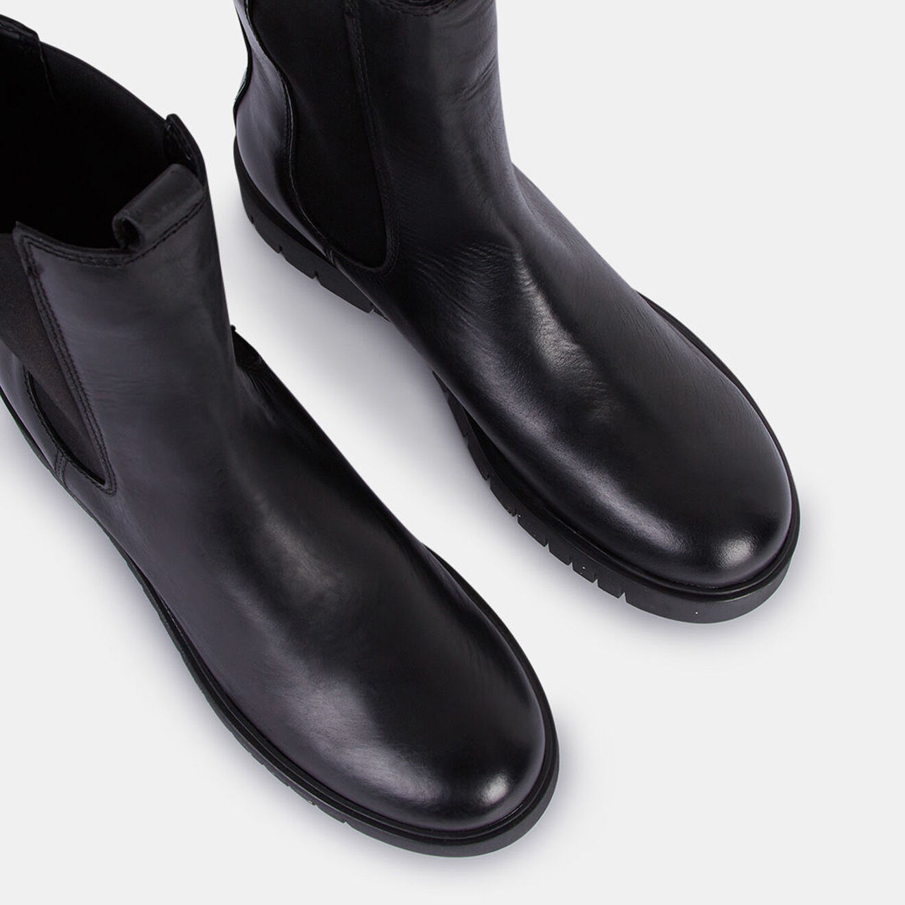 Tommy Jeans Chelsea boots en Cuir noires