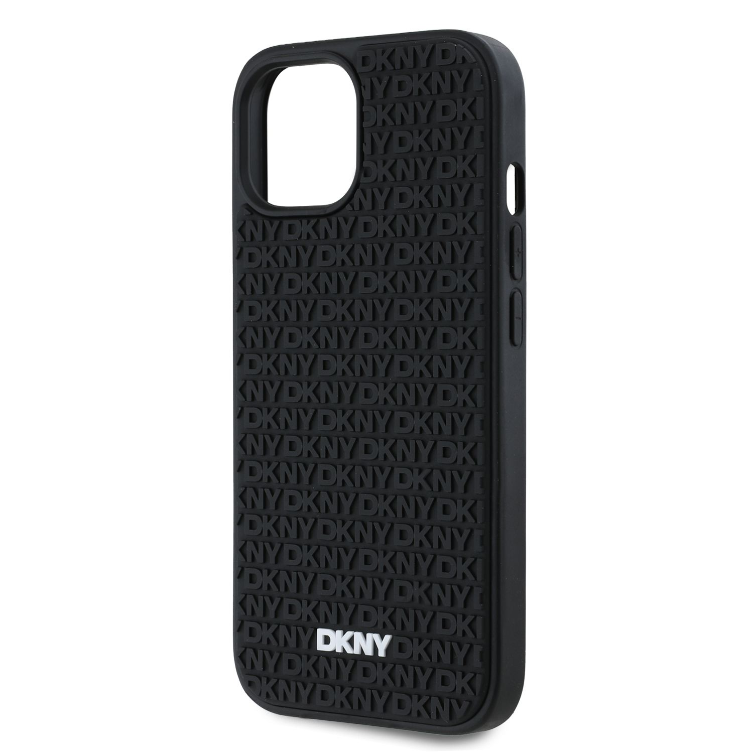 iPhone 15 Hybrid Hardcase Hülle 3D Rubber Repeat Pattern (DKHCP15S3DRPWK) - Schwarz