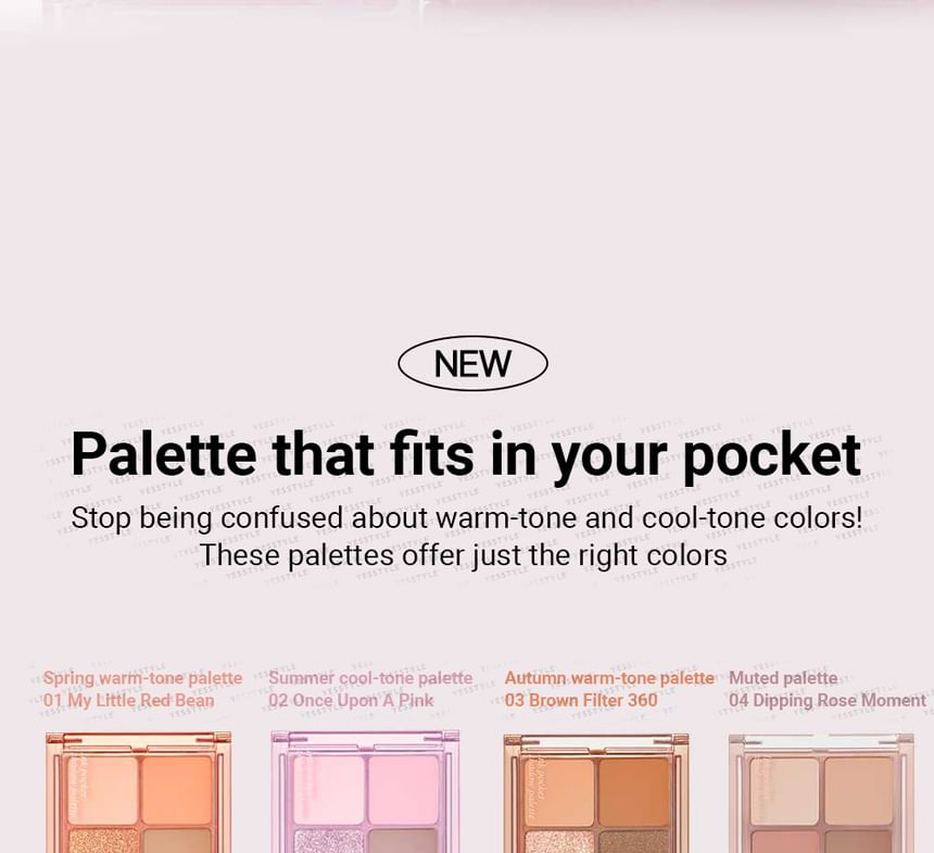 peripera - Ink Pocket Shadow Palette - 7 Types