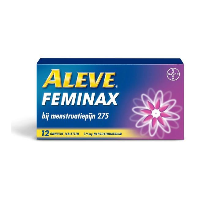 Aleve Feminax bij menstruatiepijn 12 tabletten