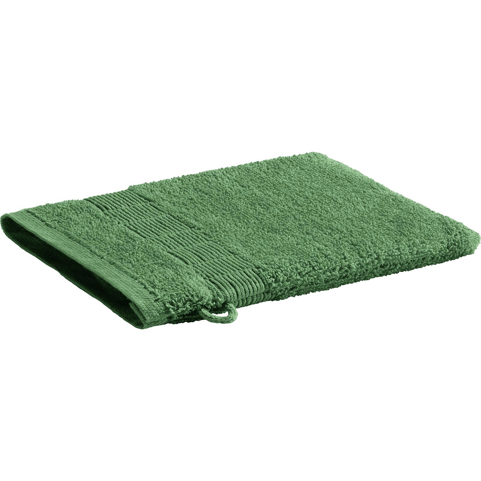 Calimosa Waschhandschuh - grün - Baumwolle - 15x20 cm