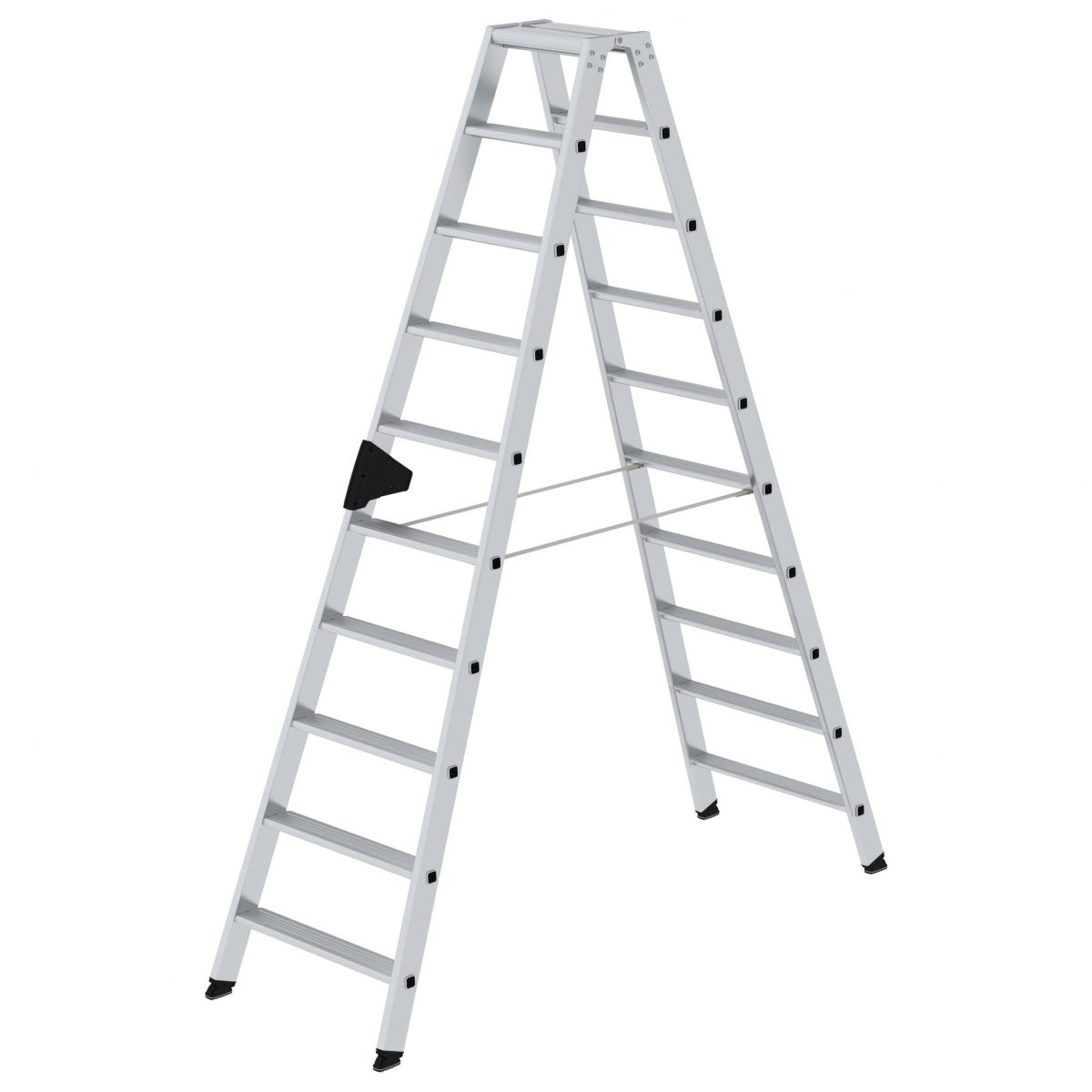 MUNK trap met ergo-pad, aan beide zijden toegankelijk, 2x10 treden