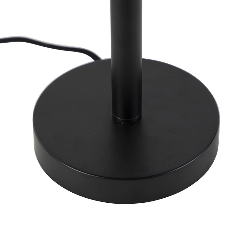 Moderne tafellamp zwart zonder kap - Simplo