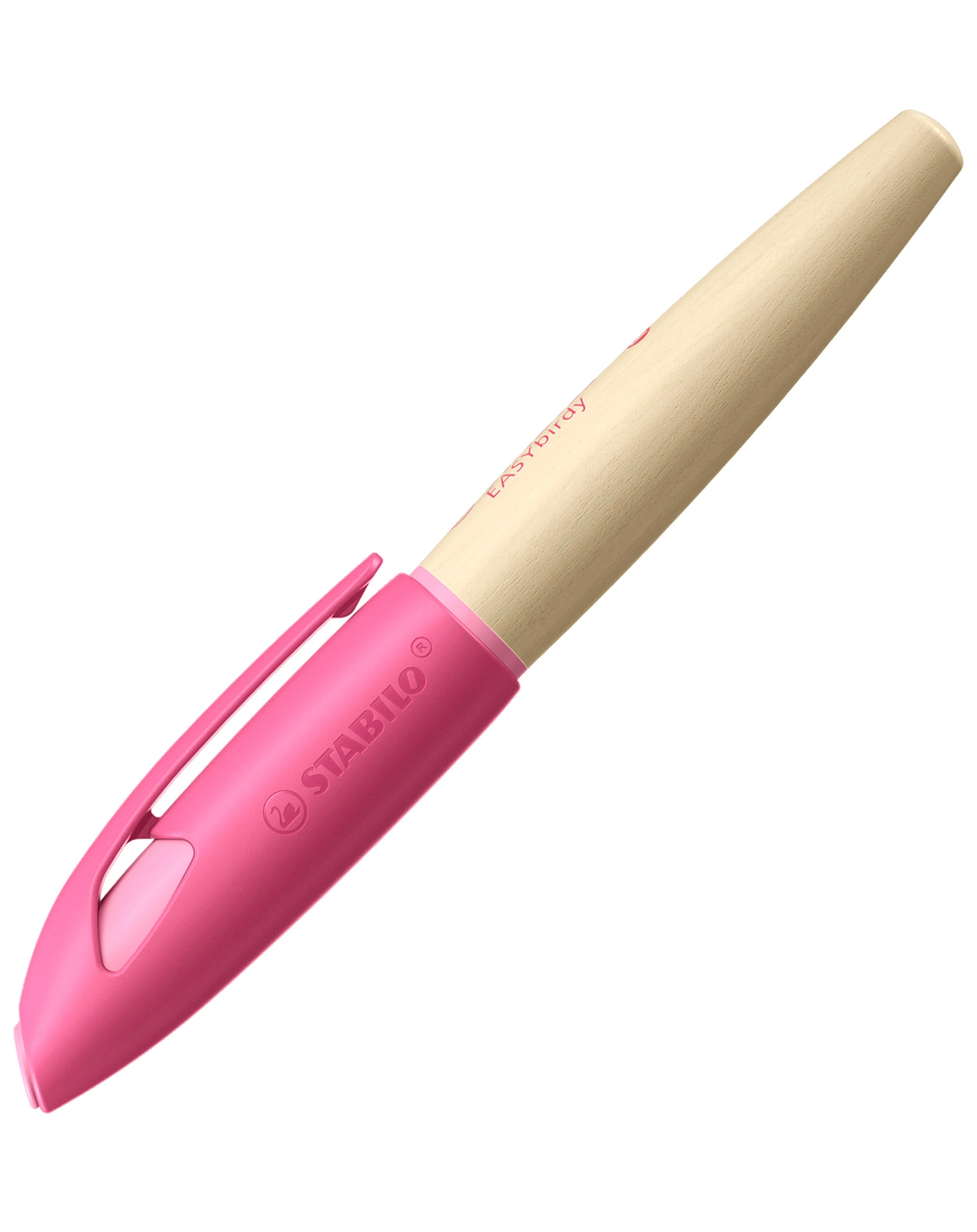 Füller STABILO® EASYbirdy Timber Feder A für Rechtshänder in rosa