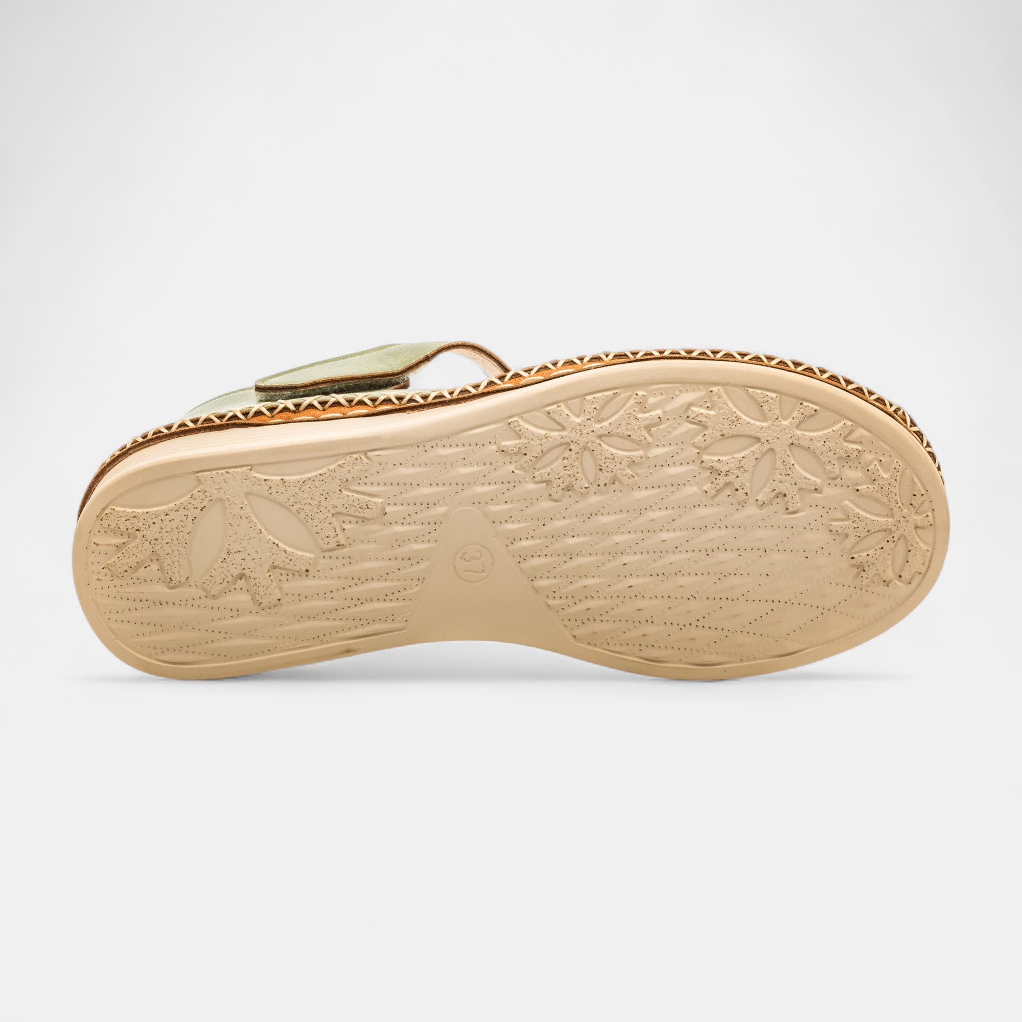 Mocassins pieds sensibles Femme vert clair