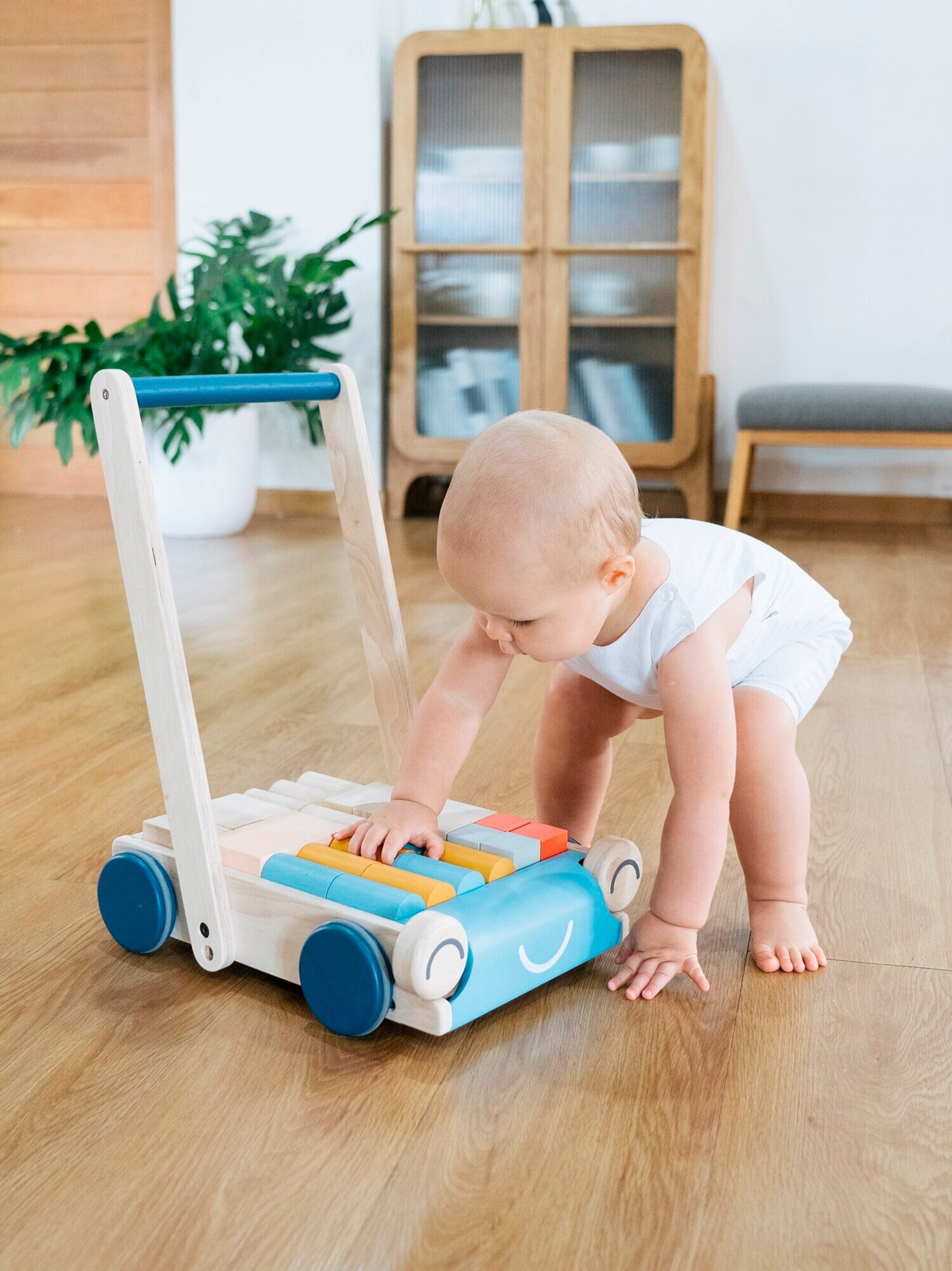 PlanToys Lauflernwagen Orchard