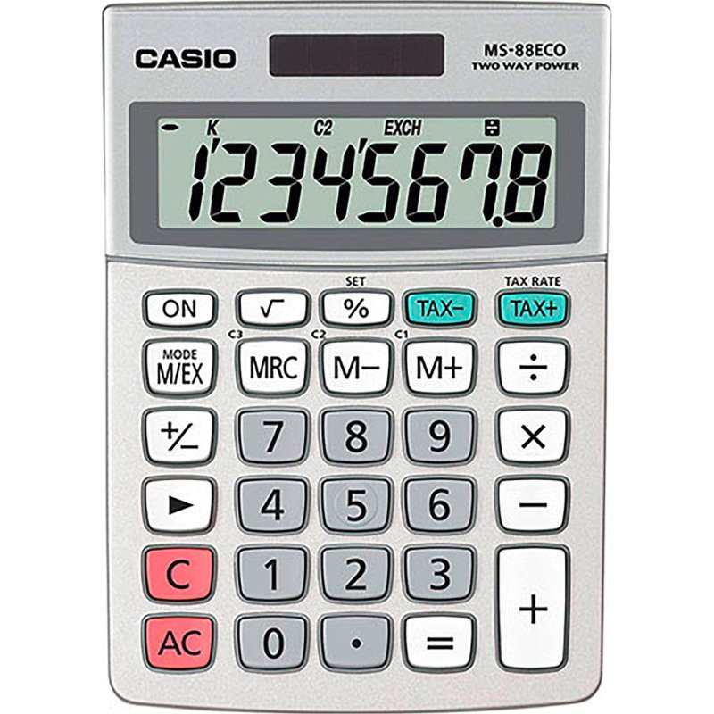 Calculatrice de bureau Casio MS-88 Eco