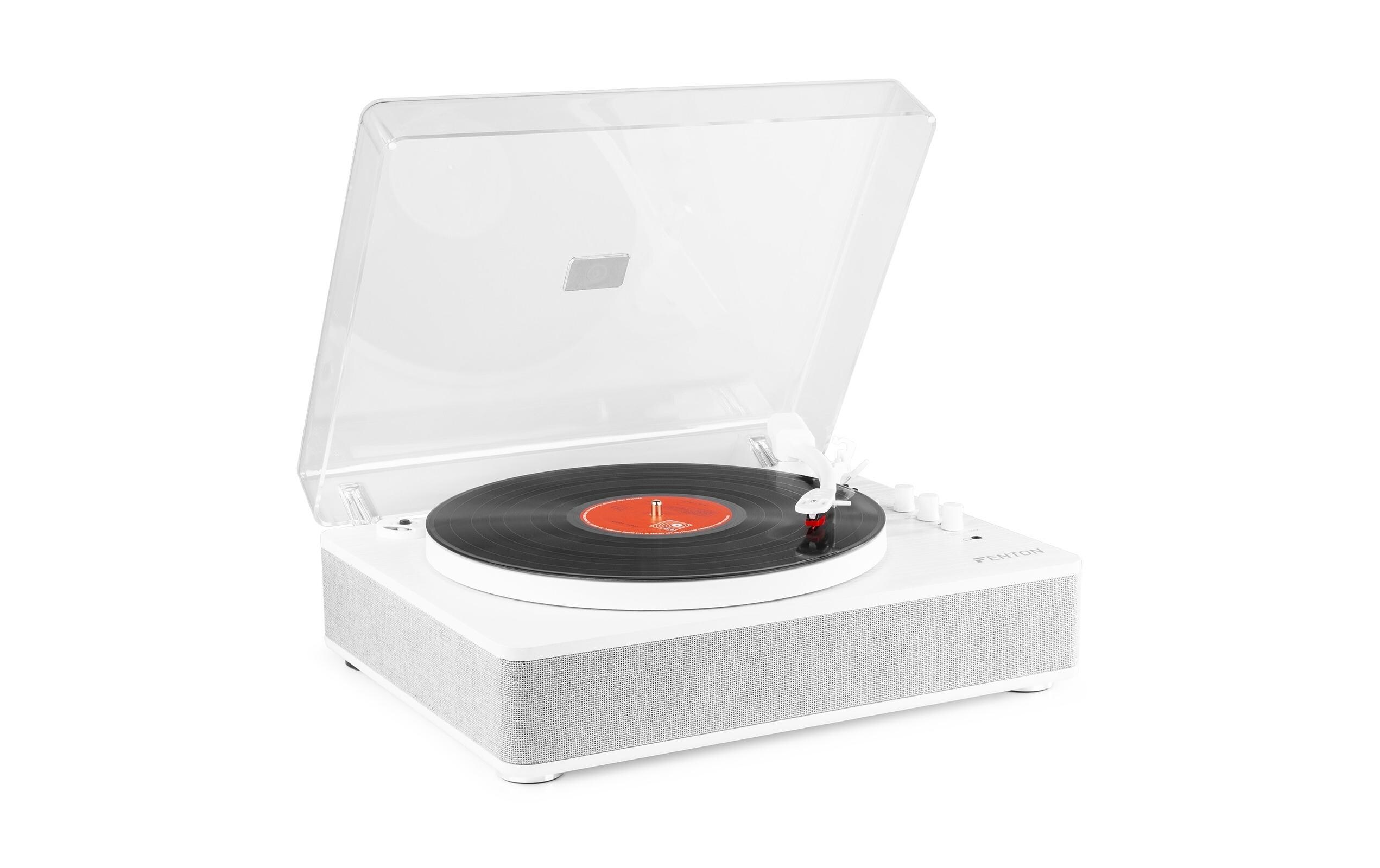 Plattenspieler mit Bluetooth RP162 Weiss<br>Retro Plattenspieler mit Bluetooth, USB-Player und Umwandlungsmöglichkeit für Schallplatten